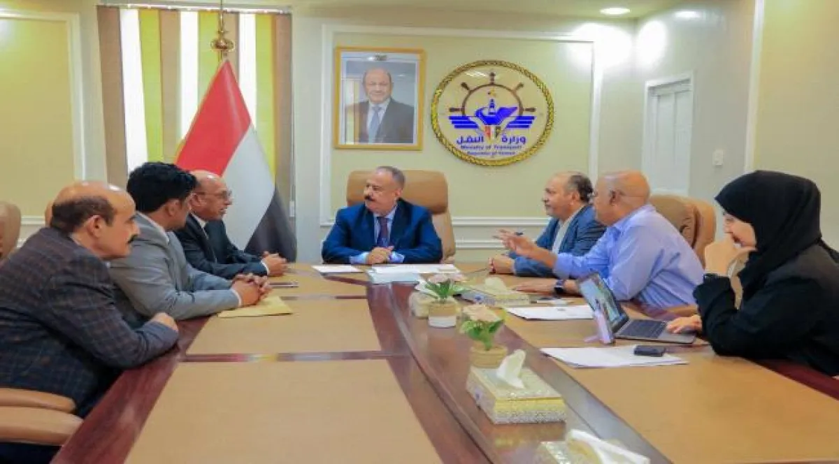 وزير النقل يناقش تفعيل عضوية اليمن في الاتحاد العربي للنقل البري