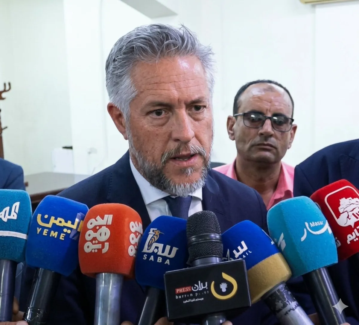 رئيس البعثة الأوروبية في اليمن يزور تعز 