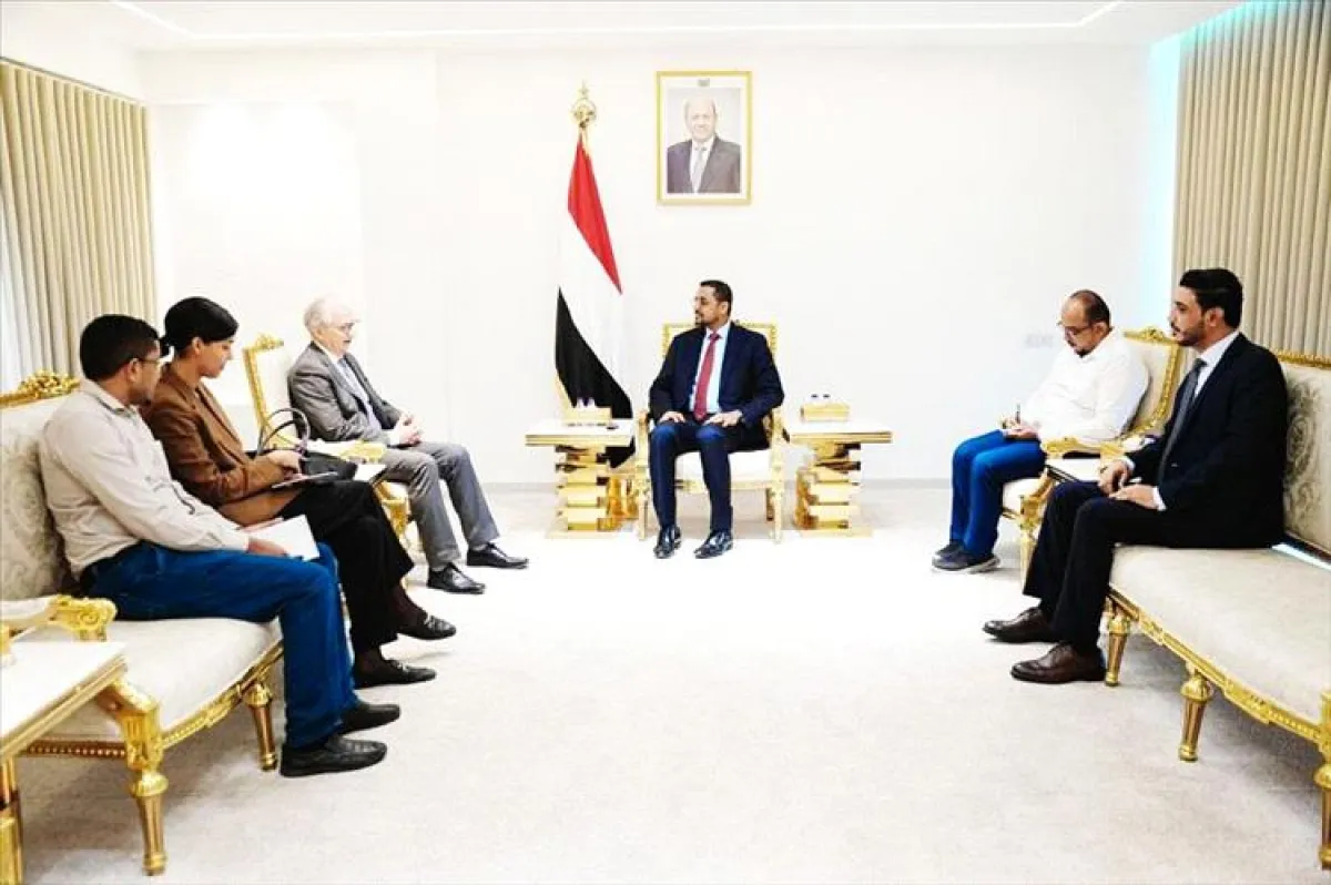 وزير الدولة القديمي يلتقي السفير الألماني لدى اليمن