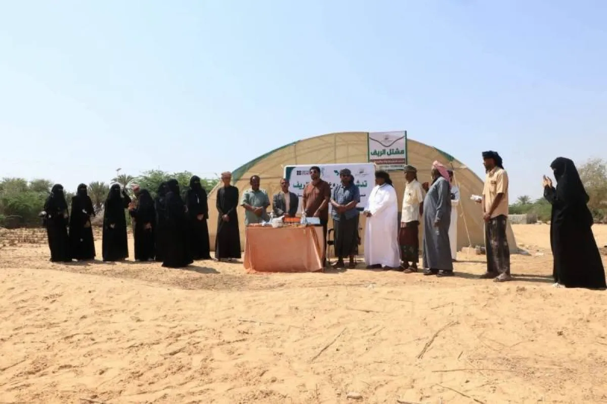 المهرة… تدشين مشروع مشتل الريف للشتلات الزراعية بالعبري مديرية الغيضة