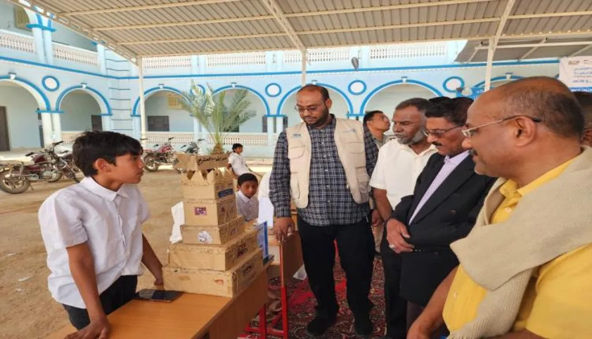 مدير عام تريم يشهد فعالية العروض الختامية لمشروع التغذية المدرسية