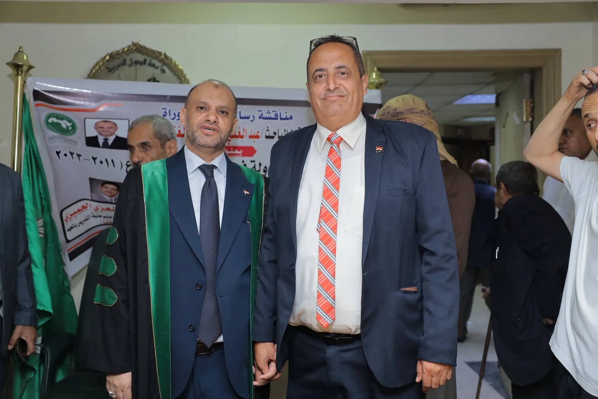 الدكتوراه بمرتبة الشرف الأولى للباحث عبدالغني الصيادي في العلوم السياسية بالقاهرة
