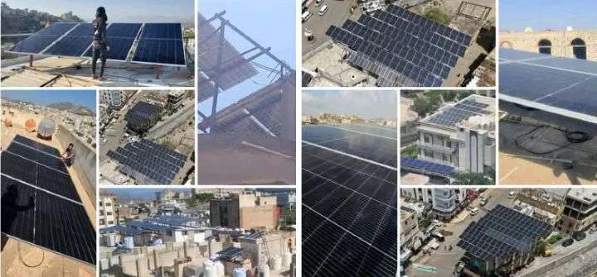 تعز تكسر قيود "هوامير" الطاقة: ثورة "الضوء المجاني" تكتسح المدينة