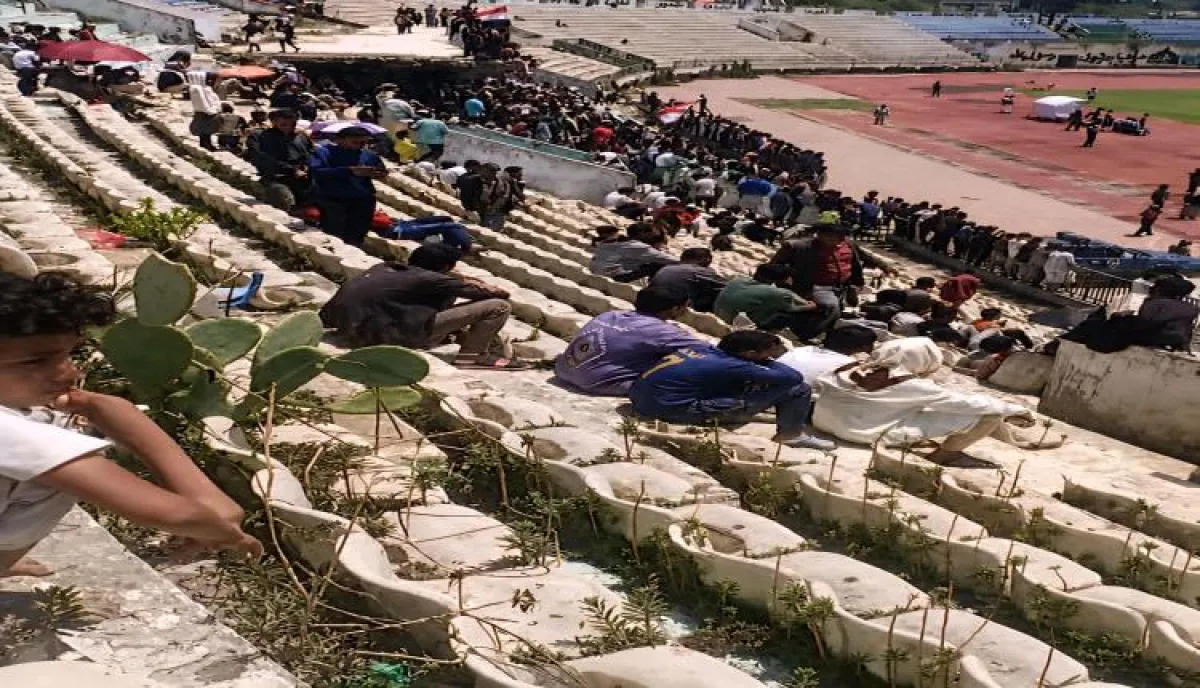 صدمة وغضب بعد كشف الكارثة داخل استاد 22 مايو في إب
