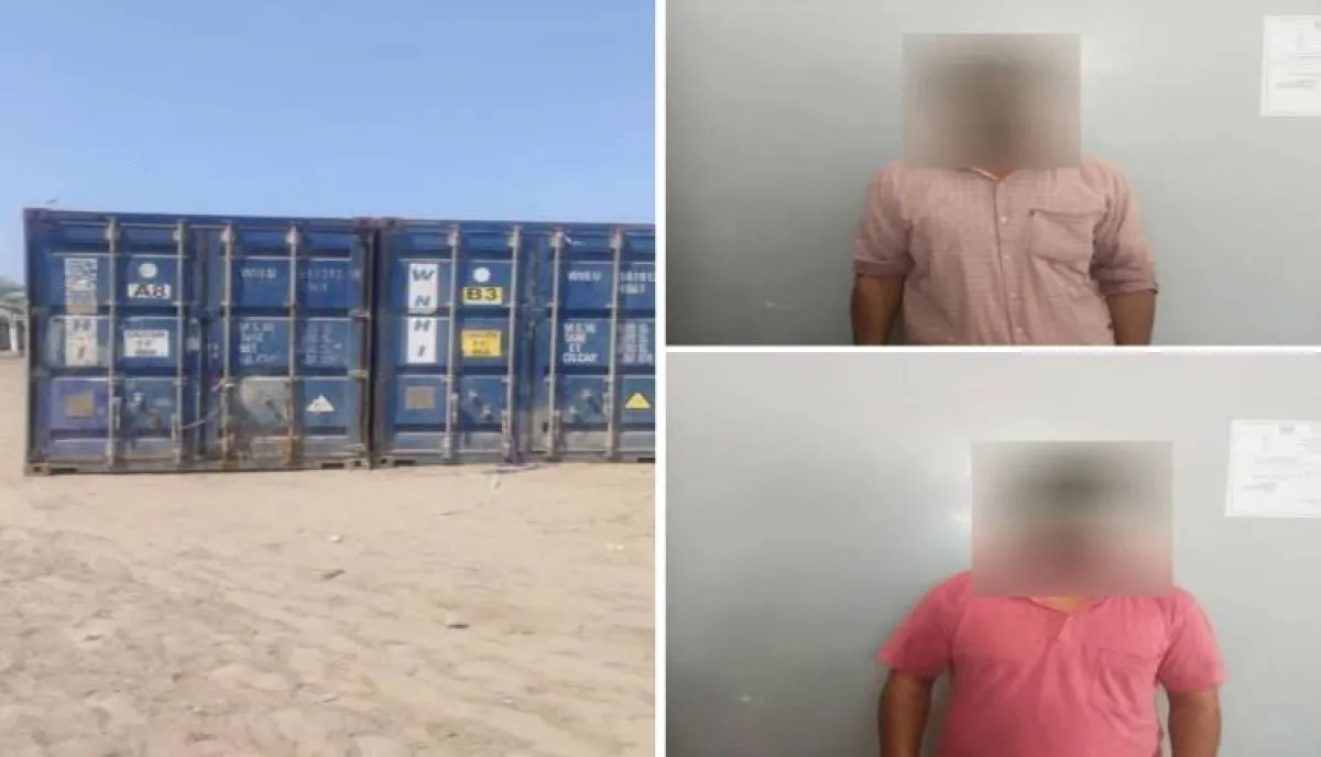 أمن عدن يضبط قضية سرقة حاويتين مسروقتين ويقبض على المتهمين