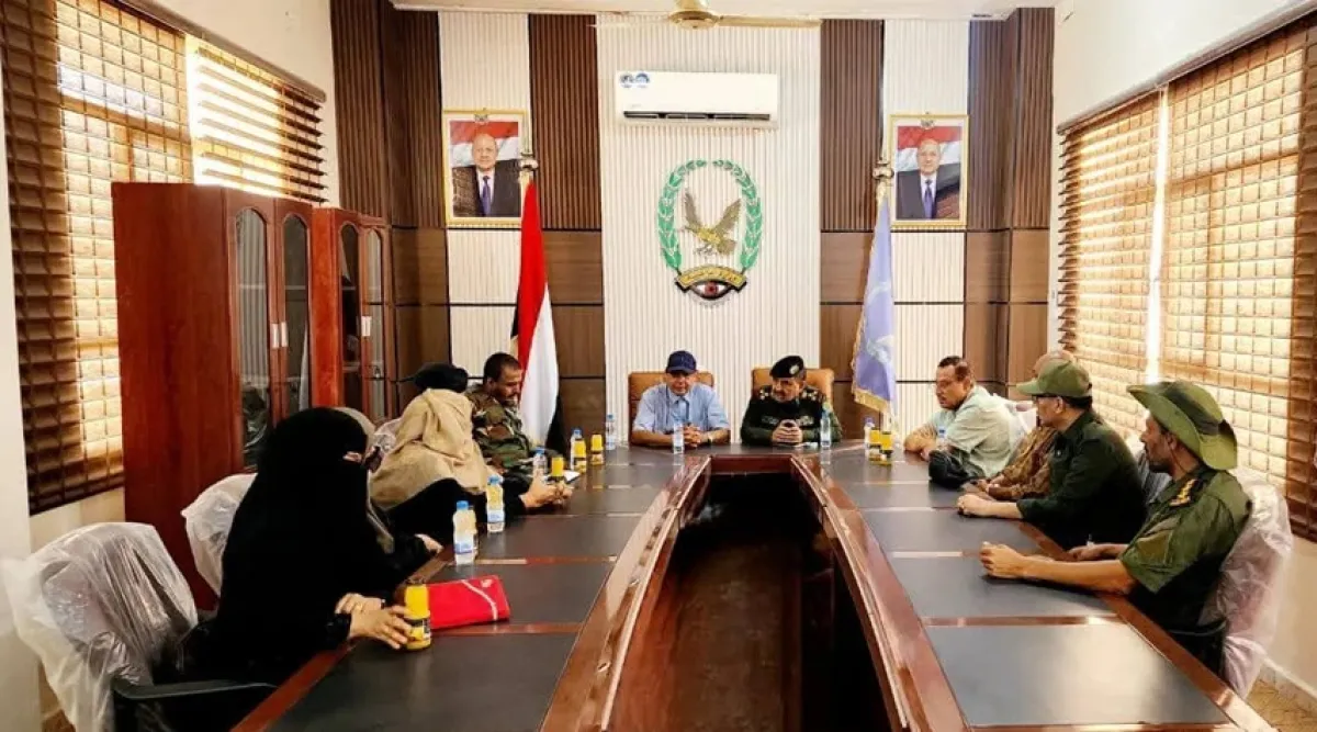 فريق من وزارة الداخلية يطلع على جهود الأجهزة الأمنية في شبوة 