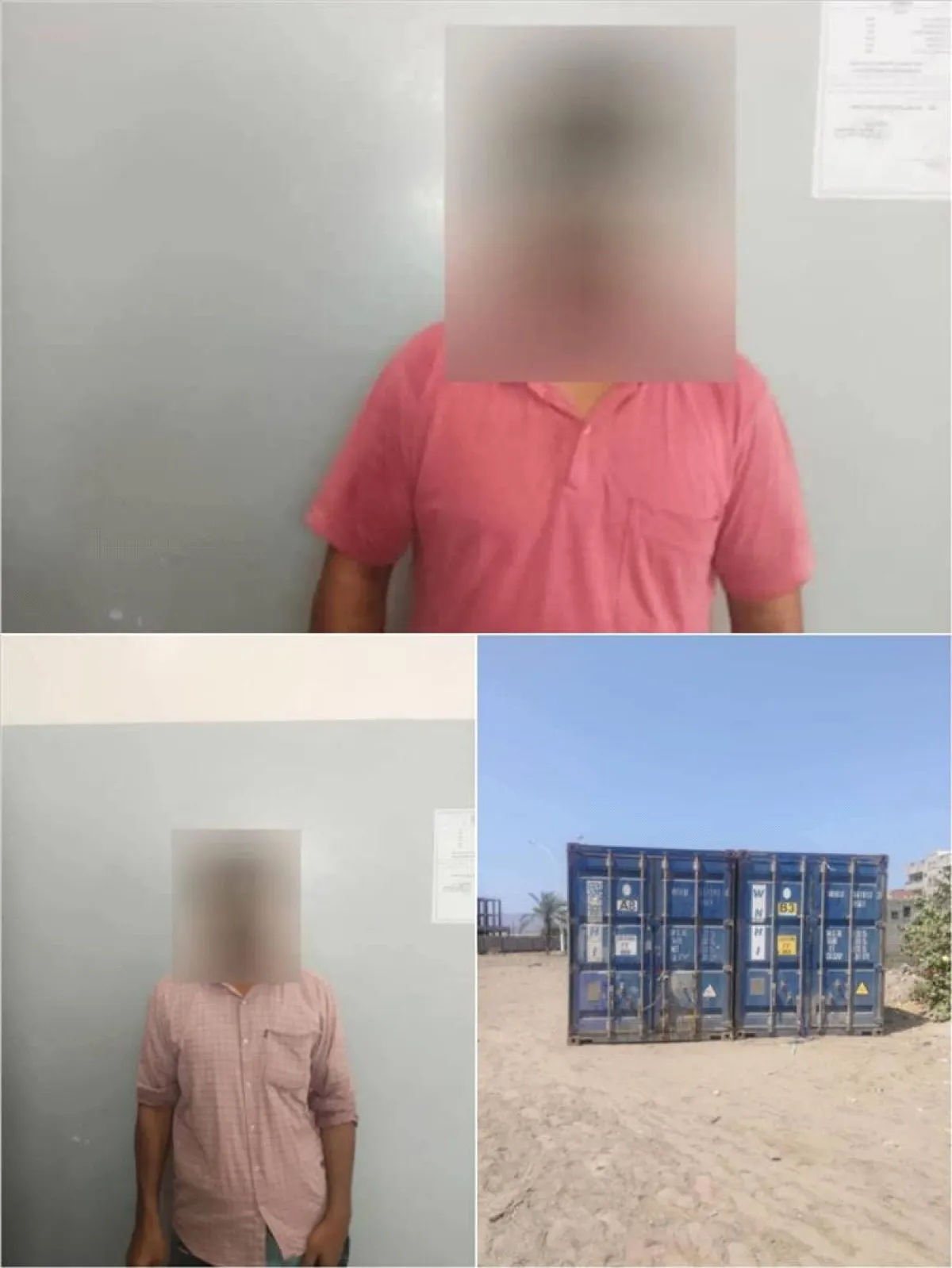 شرطة العريش تضبط حاويتين مسروقتين وتلقي القبض على المتهمين