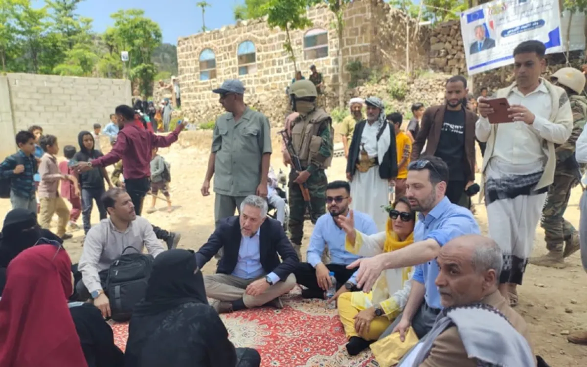 سفير الاتحاد الأوروبي يختتم زيارته لتعز ويؤكد دعمه لجهود التعافي المحلية