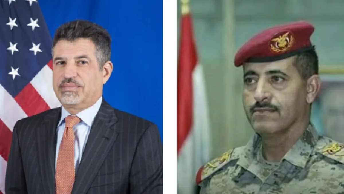 وزير الدفاع لـ السفير الامريكي: ماضون في تعزيز جاهزية المؤسسة العسكرية لحماية السيادة الوطنية