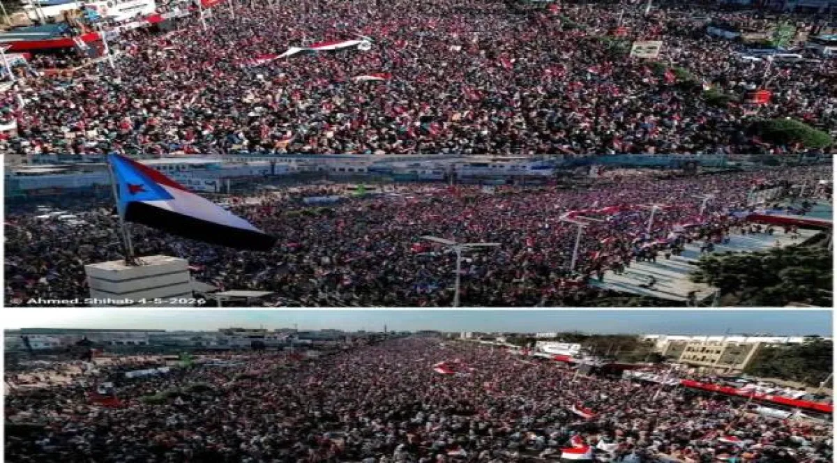 البحسني: حشود عدن والمكلا تلتف حول كيان سياسي جنوبي واحد وترفض العبث بقضيتها