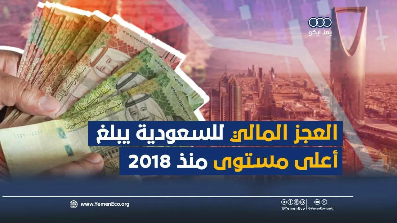 شاهد| العجز المالي للسعودية يبلغ أعلى مستوى منذ 2018