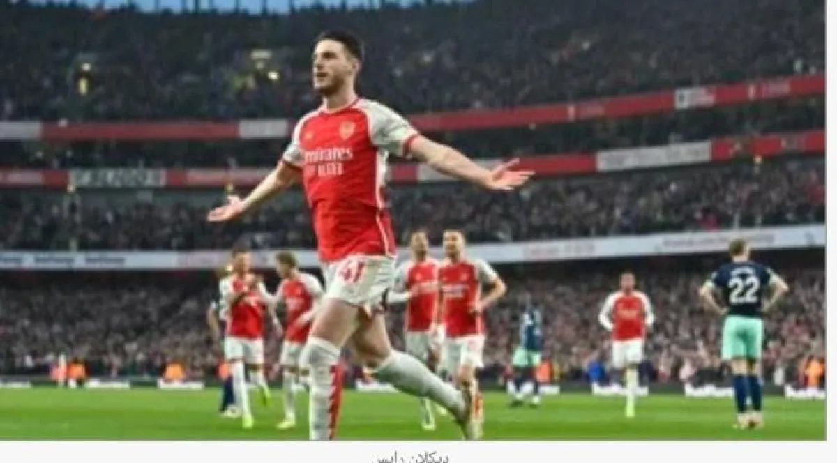ديكلان رايس لاعب الأسبوع فى دورى أبطال أوروبا بعد تألقه مع أرسنال