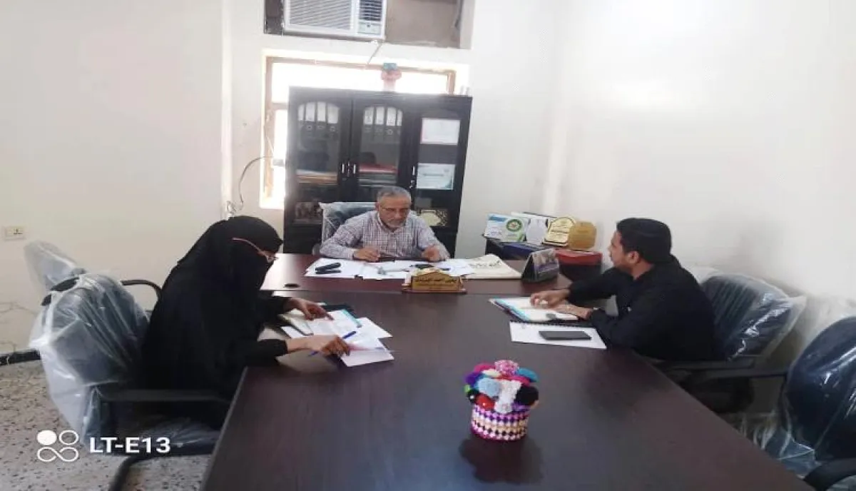 مدير عام الشؤون الاجتماعية والعمل بأبين يلتقي رئيس مؤسسة نور الإبداع للتنمية لبحث أوجه التعاون والتنسيق المشترك