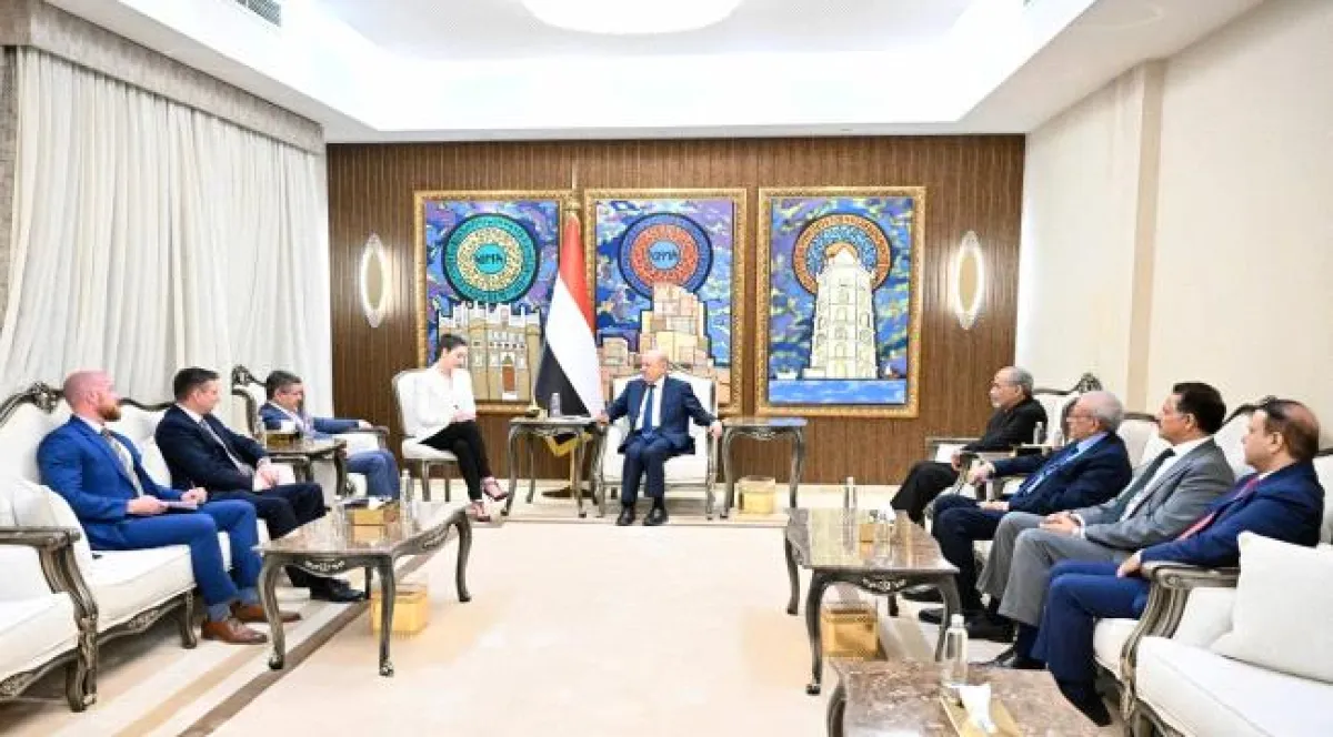 العليمي والصبيحي يستقبلان "ستيفن فاجن" في الرياض