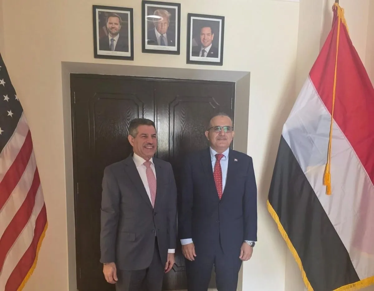 وزير الصحة والسفير الأمريكي يبحثان دعم القطاع الصحي في اليمن