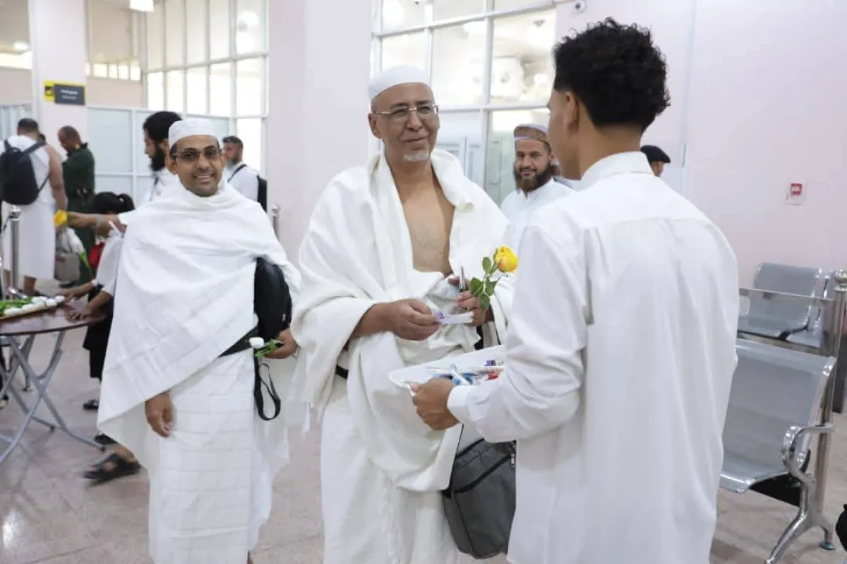 انطلاق أولى رحلات تفويج حجاج بيت الله الحرام من مطار سيئون الدولي إلى جدة