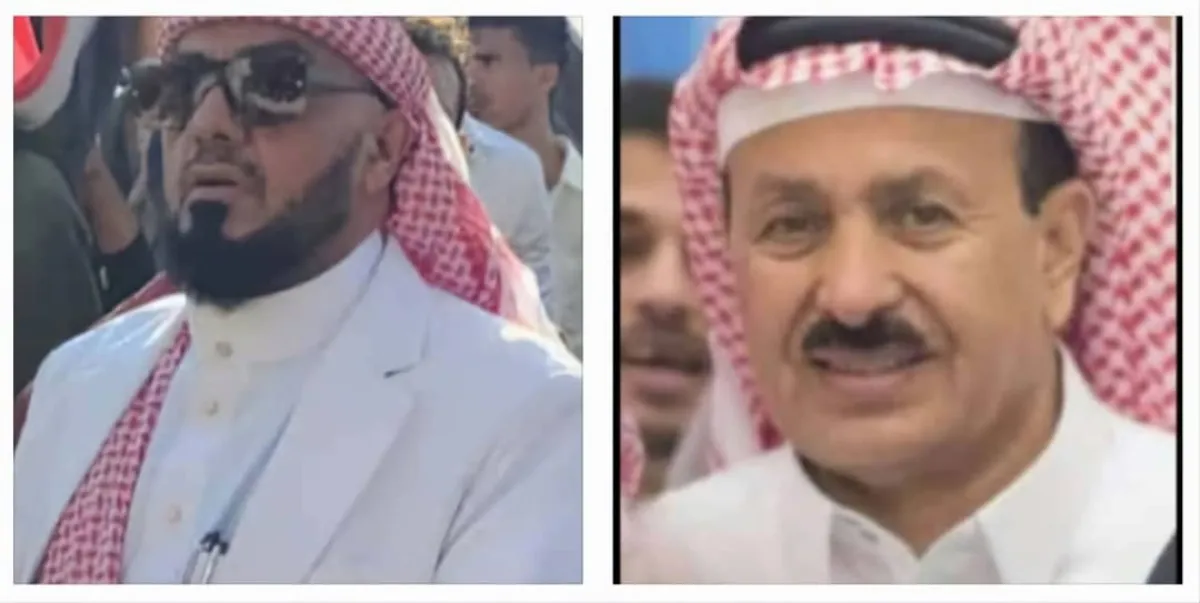 الشيخ باهرمز ابوعبدالله يعزي أسرة( آل العزاني) بوفاة ولدهم (حسين محمد عبدالله العزاني)