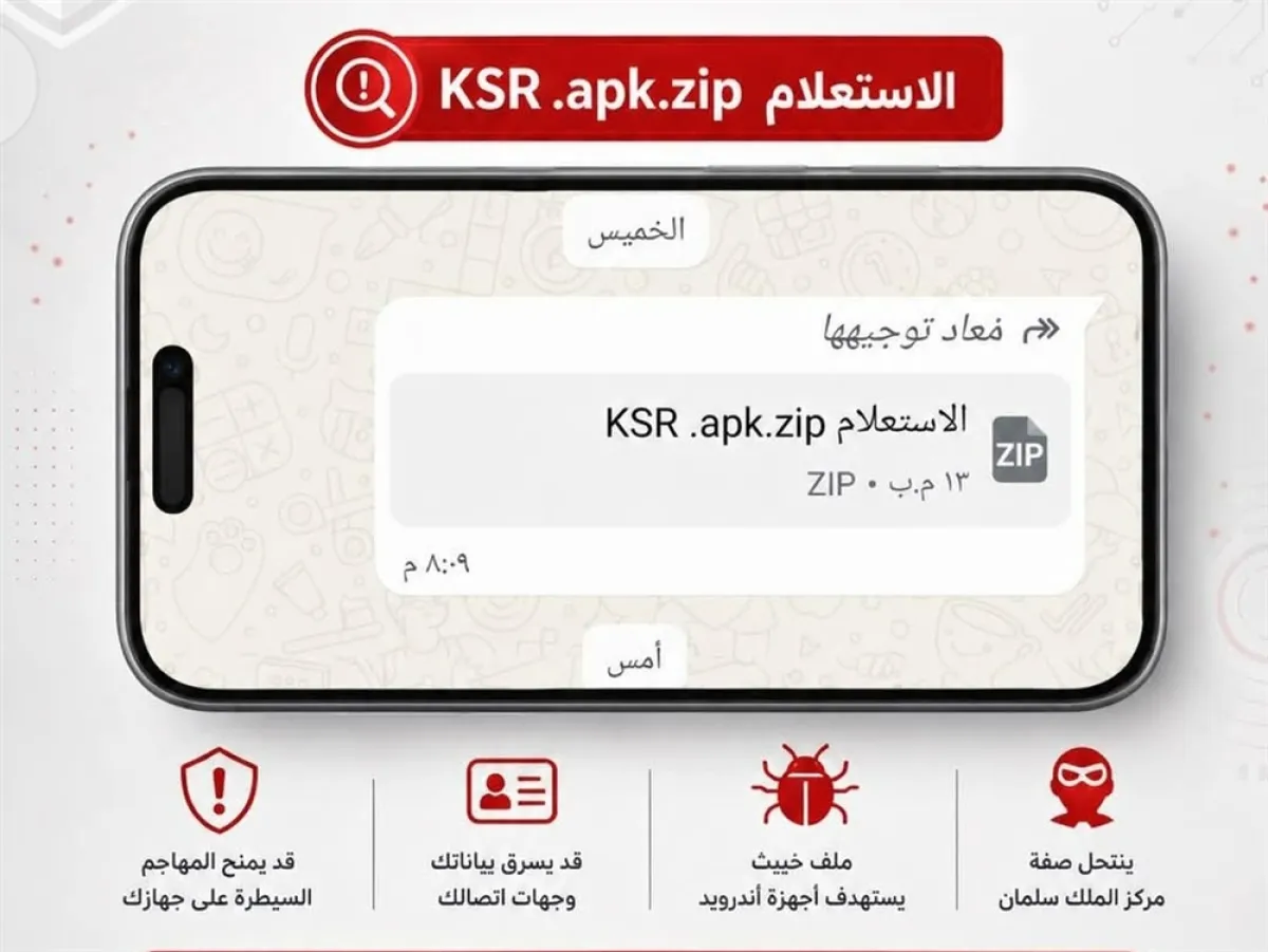 خبير تقني يحذر من تطبيق خبيث ينتحل صفة جهة إغاثية ويستهدف مستخدمي الهواتف في اليمن