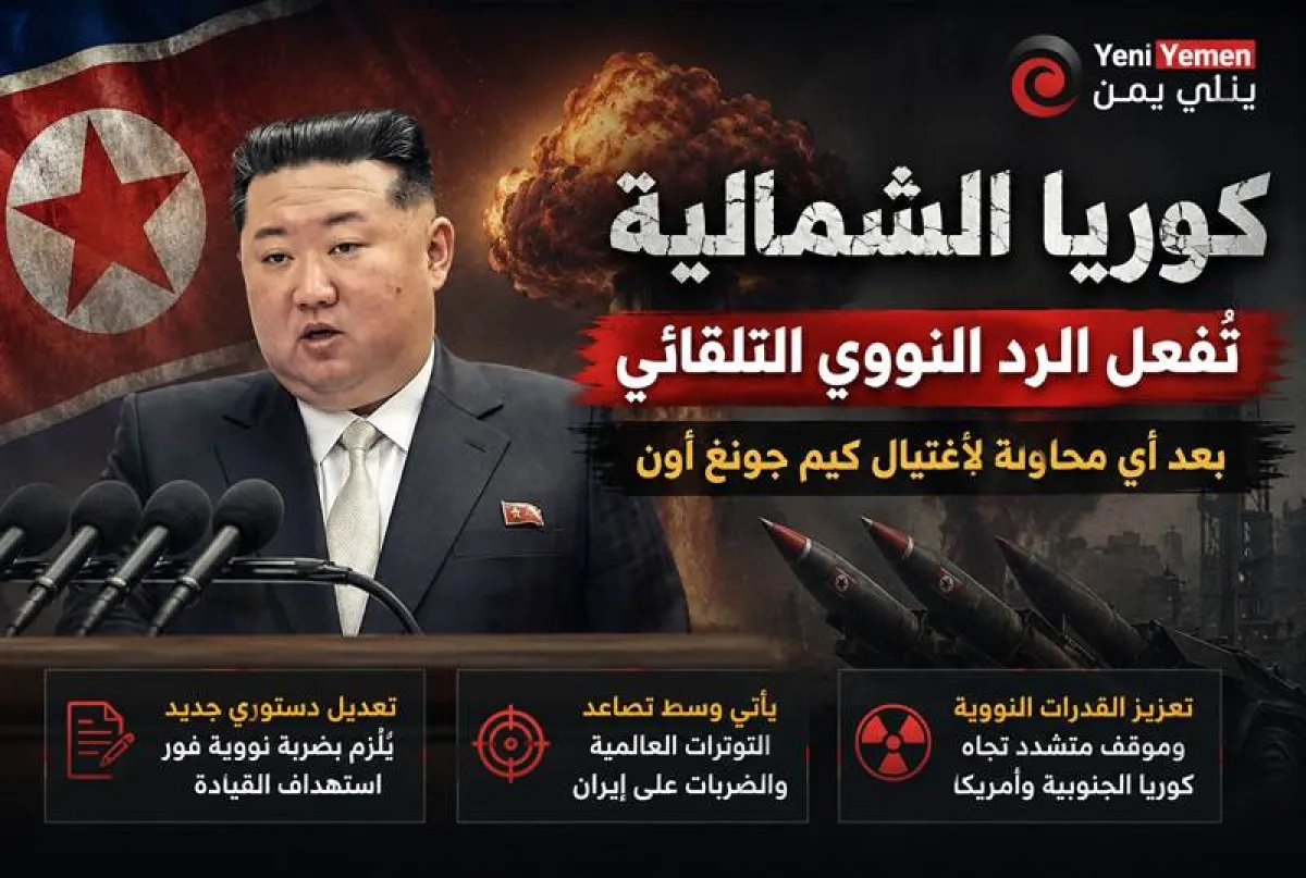 أجرت تعديلا دستوريا يتيح لكوريا الشمالية تُفعيل “الرد النووي التلقائي” بعد أي محاولة لاغتيال كيم جونغ أون