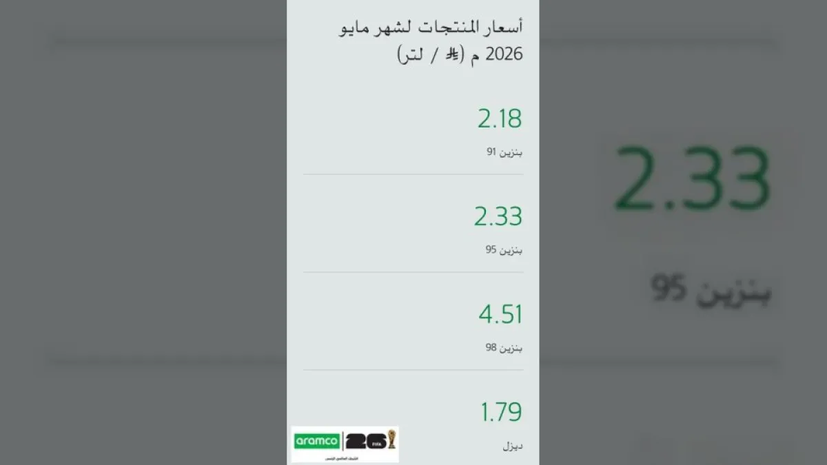 تغيير مفاجئ في سعر بنزين 98 بالسعودية.. أرامكو تعلن قائمة أسعار الوقود الجديدة