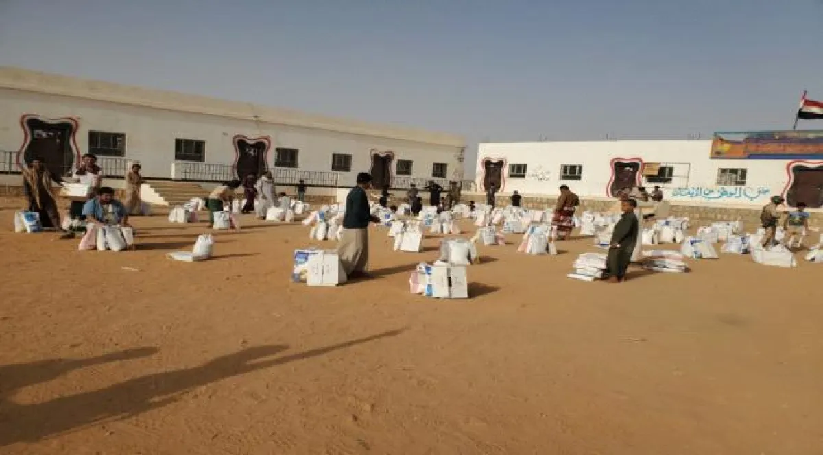 بدعم مركز الملك سلمان.. الفرقة الثالثة طوارئ تدشن توزيع مساعدات غذائية للأسر المحتاجة في الوديعة