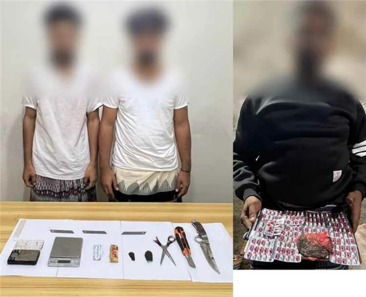 إدارة مكافحة المخدرات بعدن في عمليتين ضبط منفصلة تطيح بثلاثة متهمين بحوزتهم حشيش مخدر وأشرطة حبوب بريجبالين