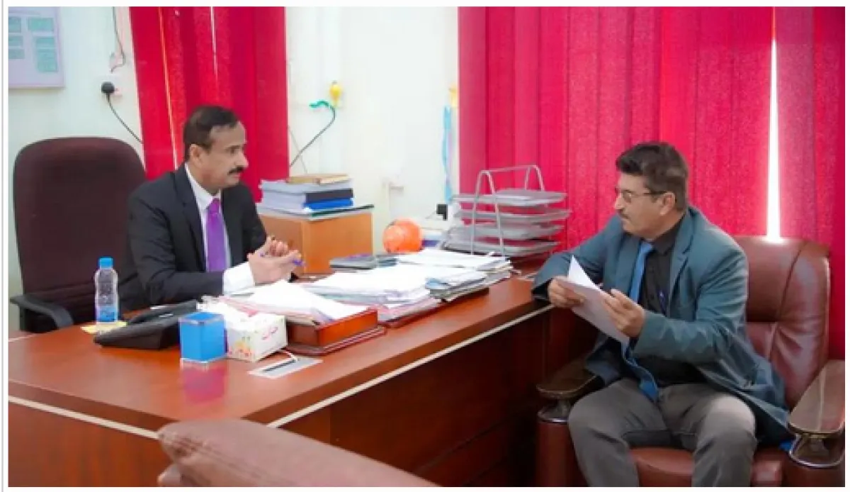 المحافظ بن الوزير يطّلع على أوضاع مديرية الروضة ويوجّه باعتماد مدرسة للبنات بمدينة الروضة