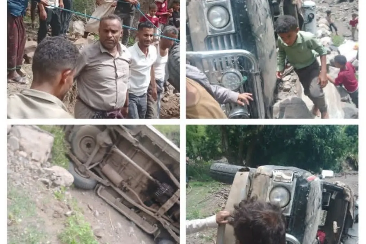 تعز..طريق "وهر" ببلاد الوافي.. حوادث متكررة ومطالبات عاجلة بإنقاذ أرواح المواطنين