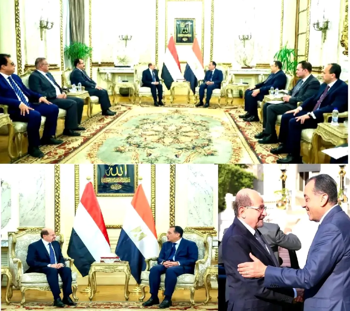 رئيس الوزراء وزير الخارجية يلتقي نظيره المصري
