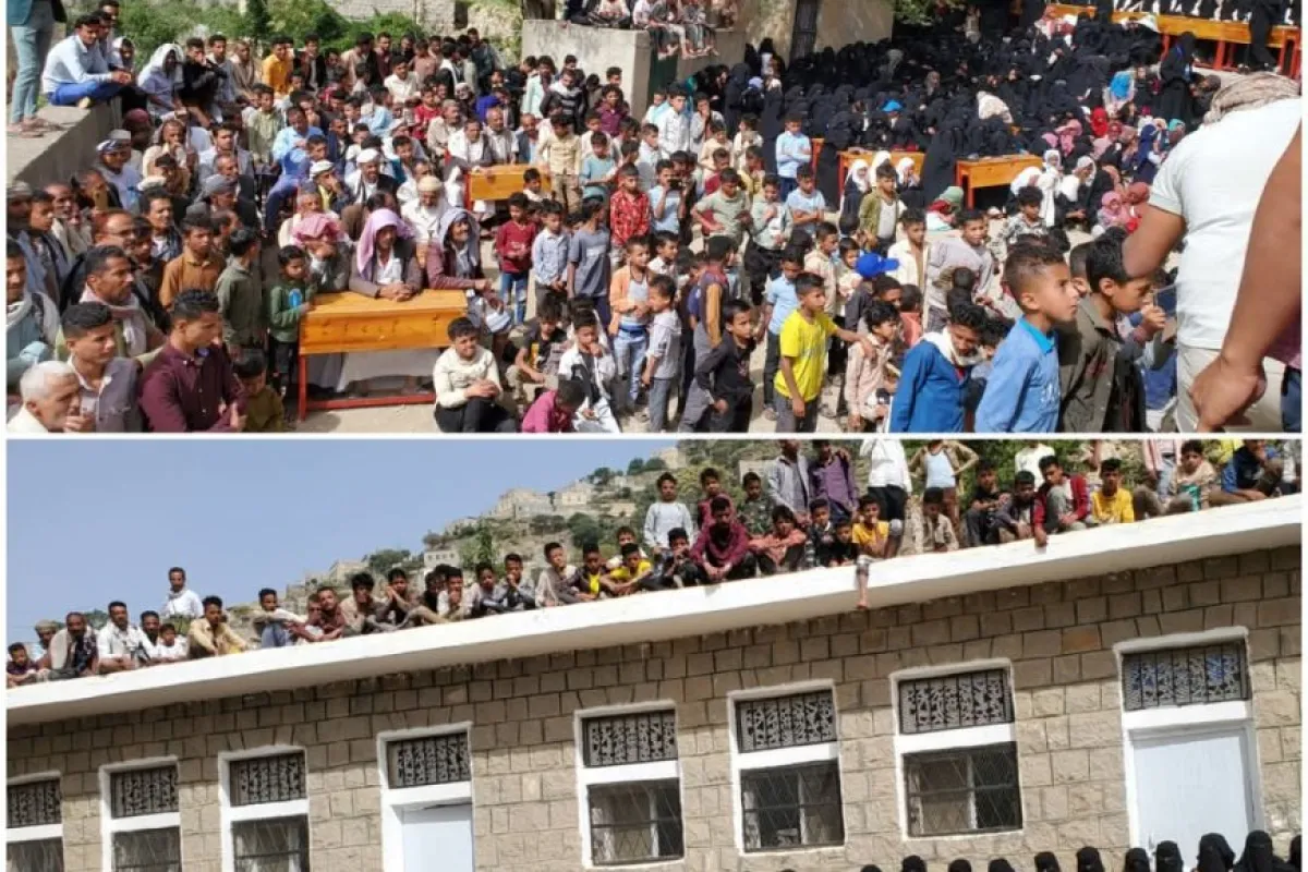 تعز..مركز البراء بن مالك يكرّم 69 حافظًا وحافظة للقرآن الكريم في مديرية سامع