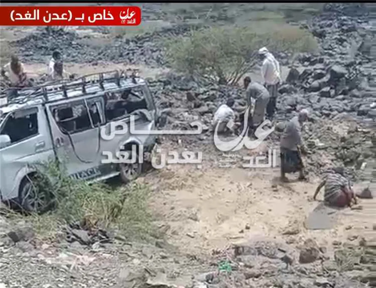 جرحى في حادث مروري مروع بنقيل العرقوب بمحافظة أبين