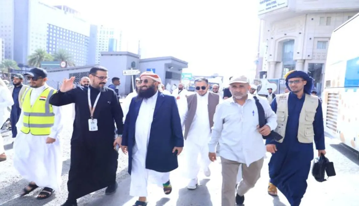 معالي وزير الأوقاف والإرشاد يعلن نجاح عملية التصعيد ووصول كامل حجاج بلادنا إلى مشعر منى