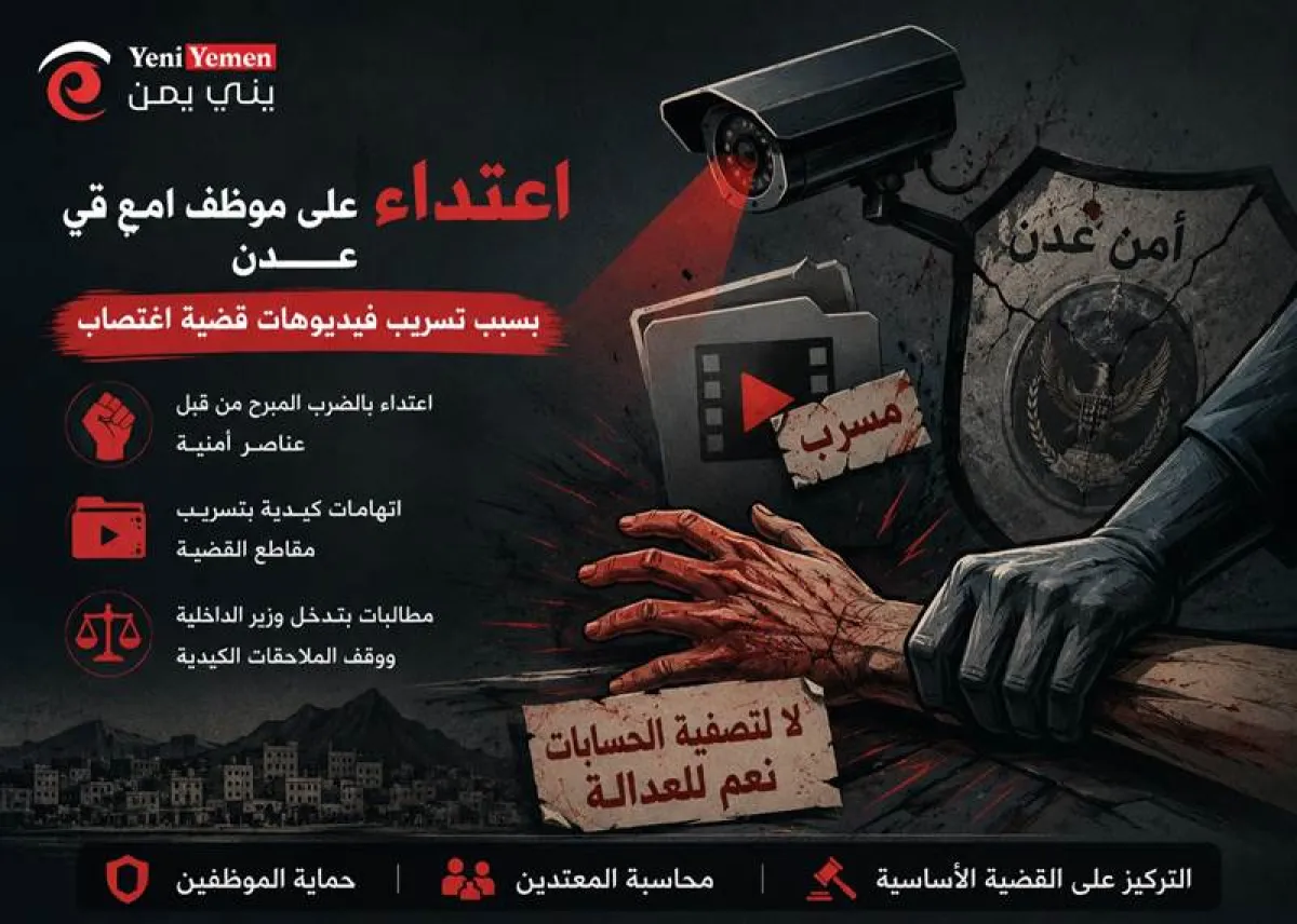 اتهامات بتعذيب موظف أمني في عدن بسبب تسريب فيديوهات قضية هزّت الرأي العام.. ومطالب عاجلة بتدخل وزير الداخلية