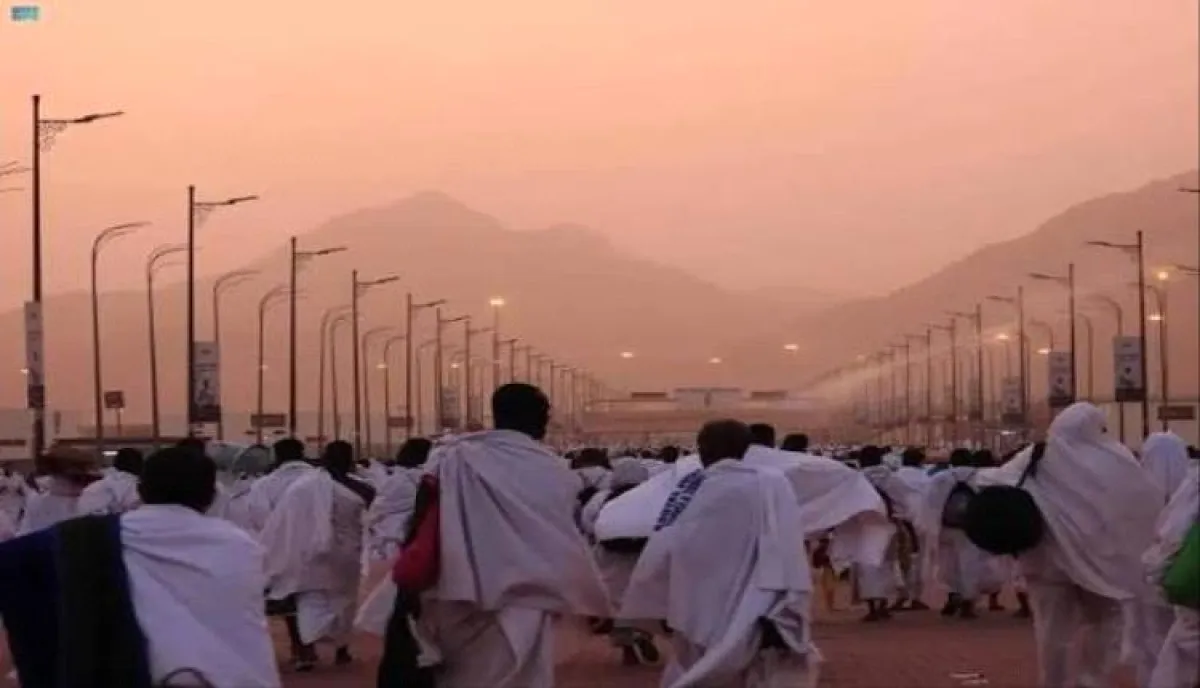 حجاج اليمن ينفرون الى مزدلفة
