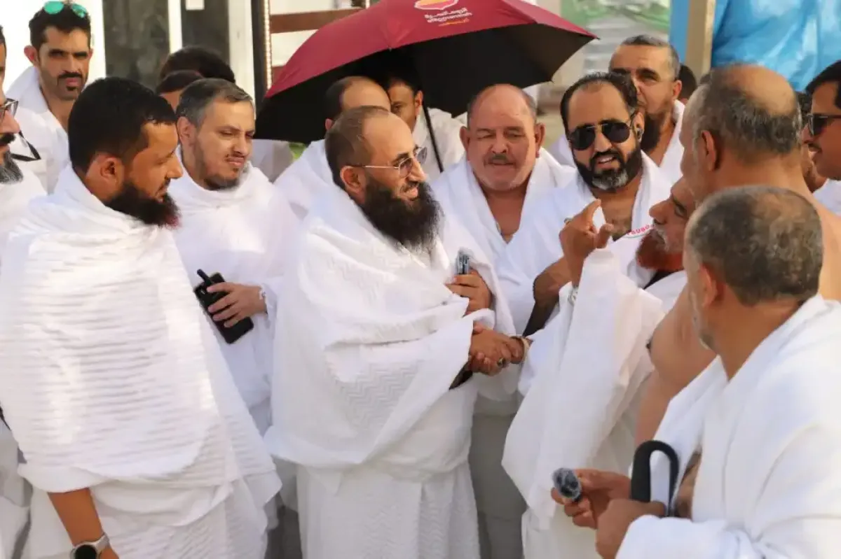 وزير الاوقاف والارشاد يتفقد اوضاع الحجاج في مشعر عرفات