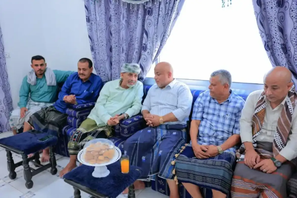 الصبيحي يزور أسر قيادات وطنية في عدن بمناسبة عيد الأضحى المبارك