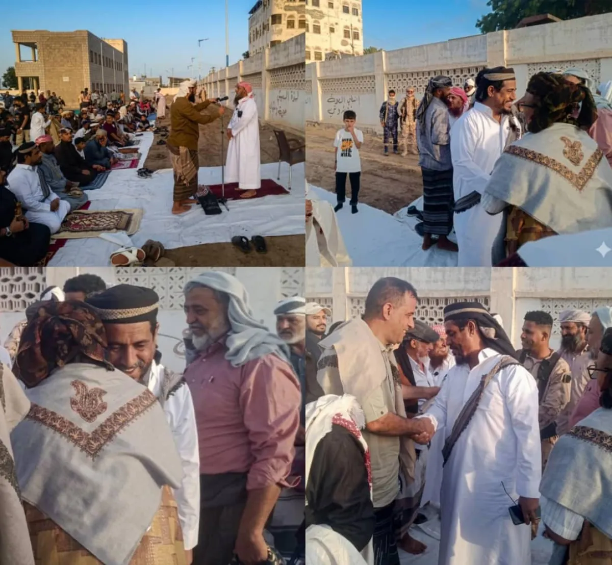 مدير عام مديرية خنفر "اليوسفي" يؤدي صلاة عيد الأضحى في مصلى المعهد الصحي بجعار