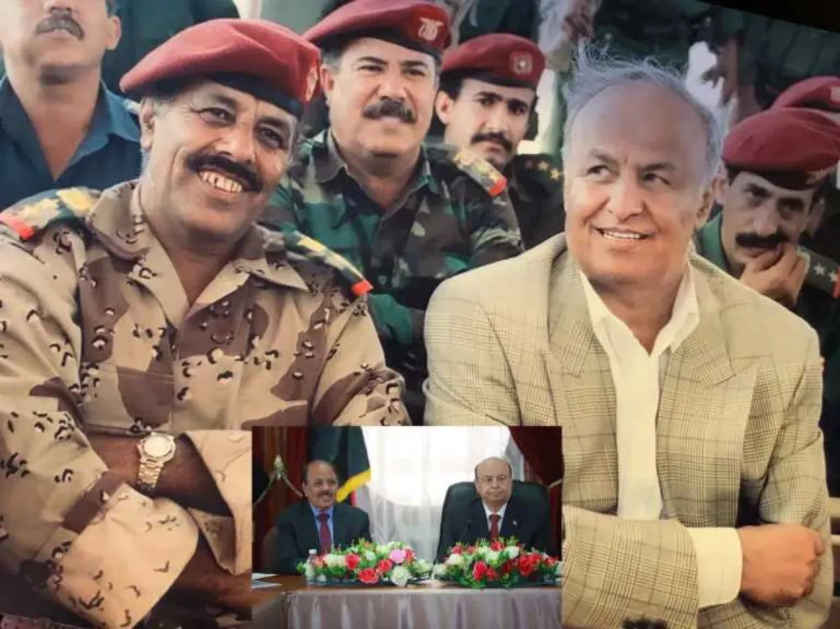 ما لم يقله أحد من قبل.. ماذا قال الفريق ‘‘علي محسن’’ على رحيل رفيق دربه الرئيس عبدربه منصور هادي؟