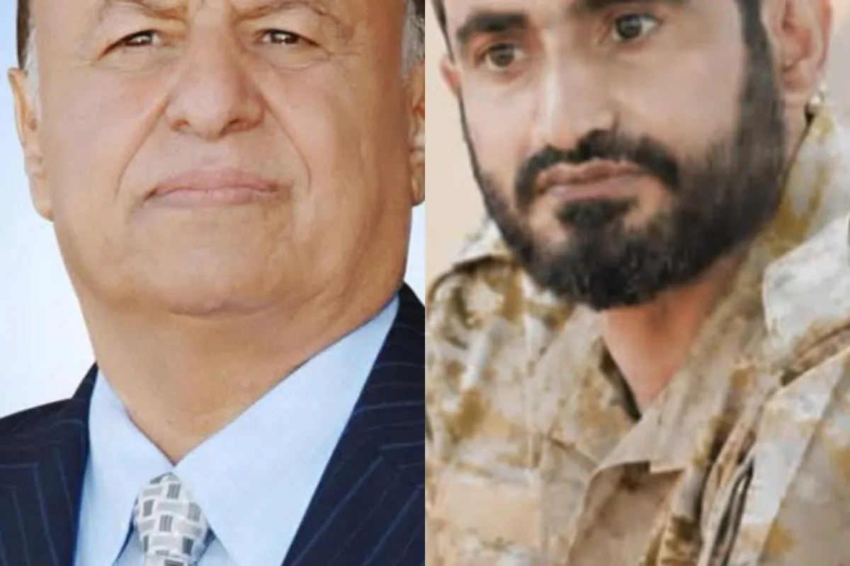 قائد #قوات_محور_سبأ يعزي في وفاة الرئيس اليمني السابق المشير عبدربه منصور هادي