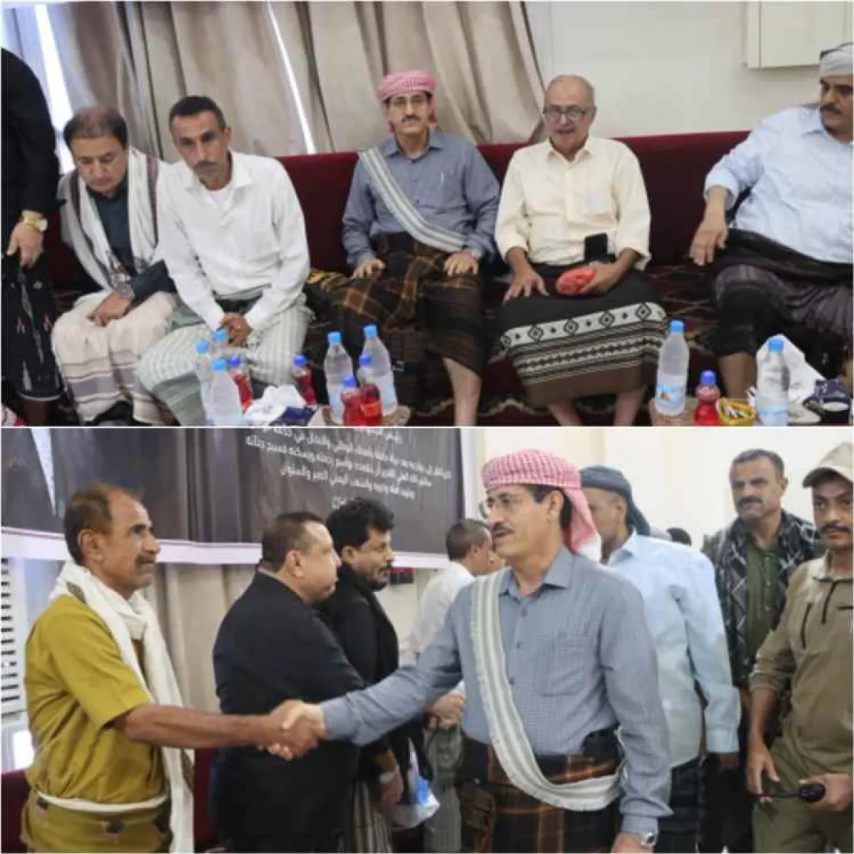 وزير الدفاع يؤدي واجب العزاء بوفاة الرئيس السابق عبدربه منصور هادي