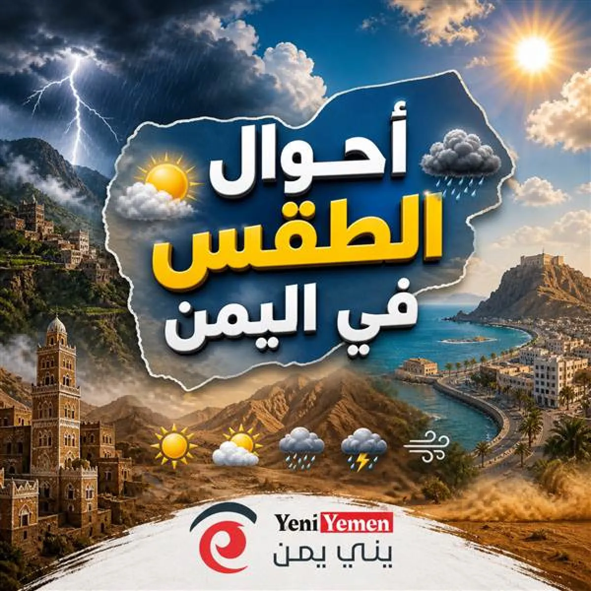 أمطار رعدية تضرب عدة محافظات.. وتحذيرات عاجلة من السيول والحرارة المرتفعة