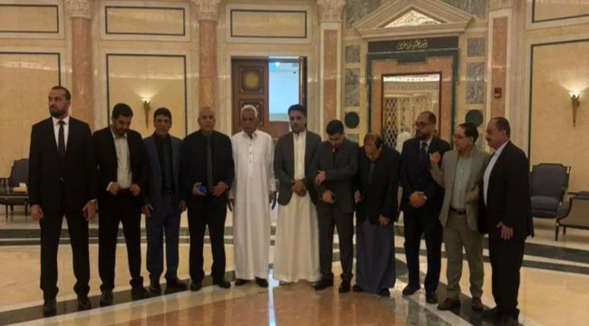 أعضاء الوفد الجنوبي يشاركون في تشييع الرئيس هادي بالرياض
