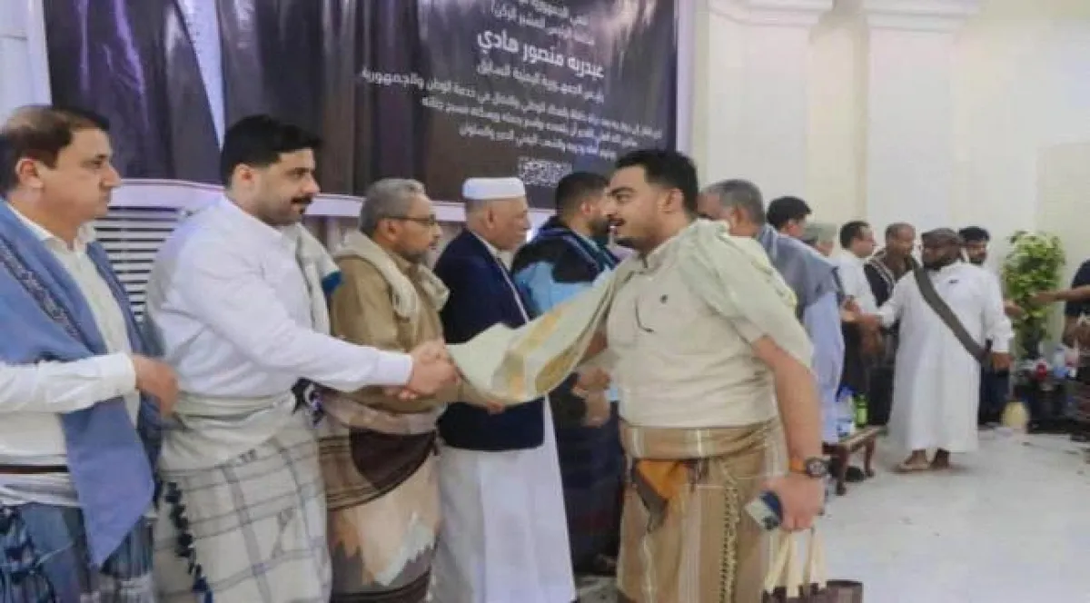 السقاف يستقبل قيادات وشخصيات لتقديم واجب العزاء في وفاة الرئيس السابق عبدربه منصور هادي