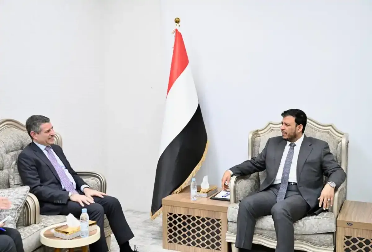 عضو مجلس القيادة الدكتور عبدالله العليمي يلتقي السفير الأمريكي بمناسبة انتهاء فترة عمله
