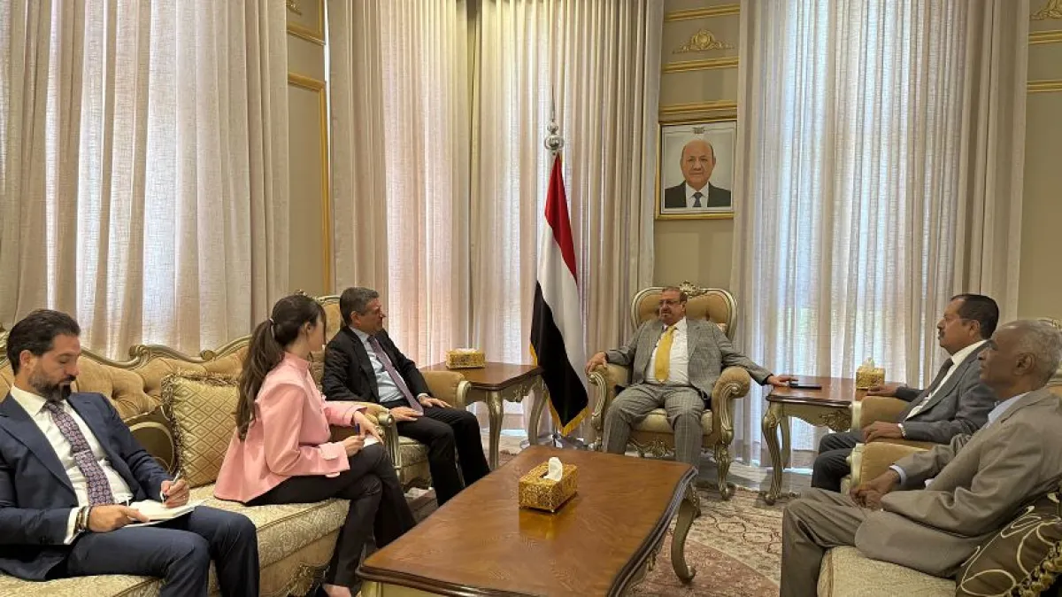 البركاني يودّع السفير الأمريكي ويؤكد أهمية الشراكة في دعم استقرار اليمن