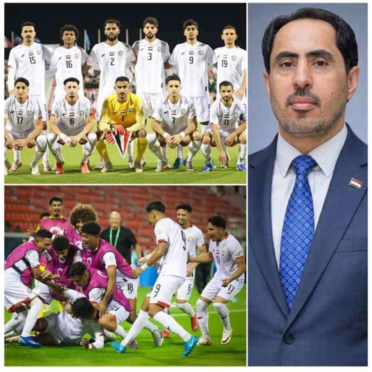 الوزير البكري يعلن عن مكافاة مالية لبعثة المنتخب الوطني حال التأهل إلى كأس أسيا