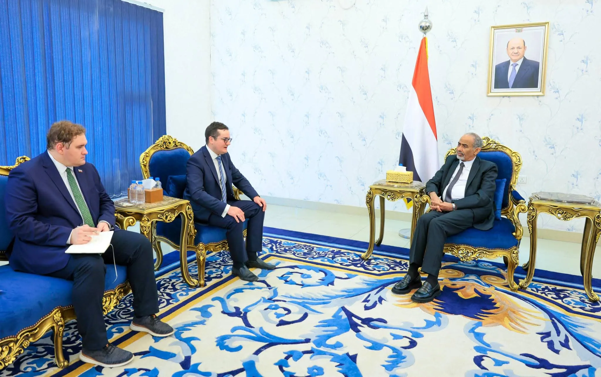 عضو مجلس القيادة محمود الصبيحي يستقبل في عدن السفير الروسي