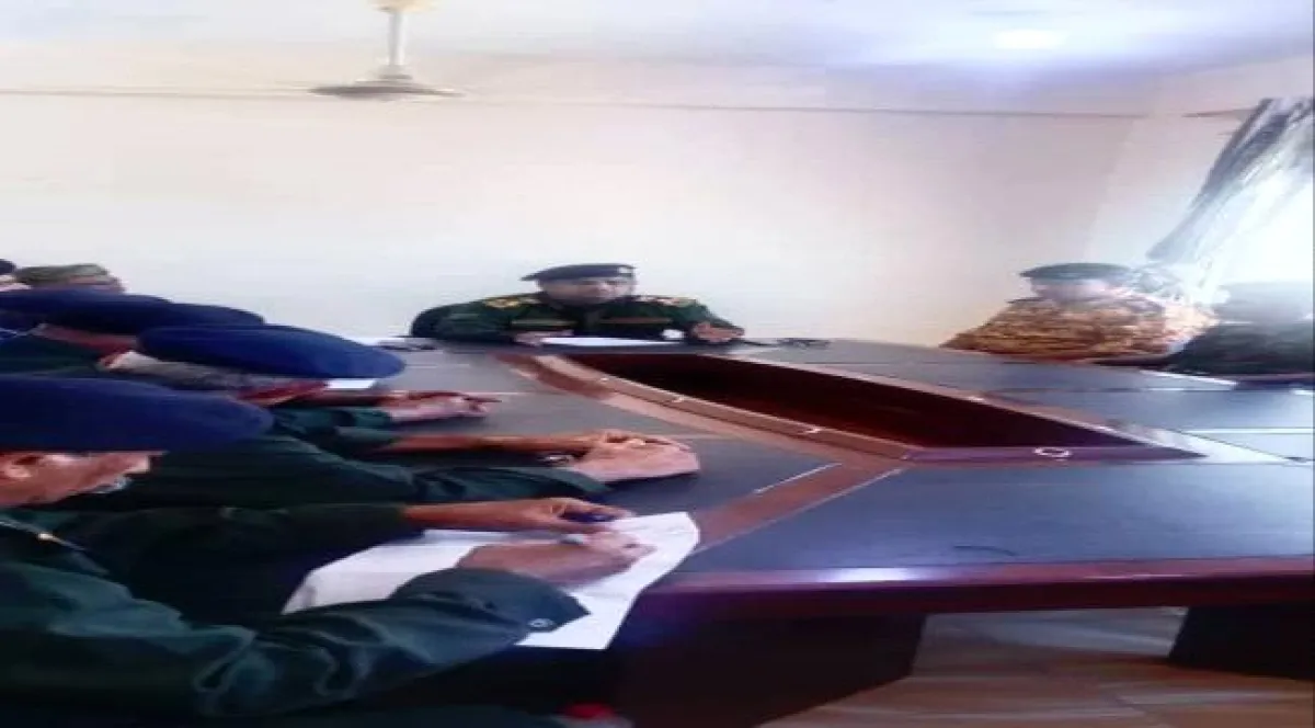 مدير أمن أبين يرأس اجتماعاً لقادة الوحدات ومدراء الإدارات الأمنية بالمحافظة