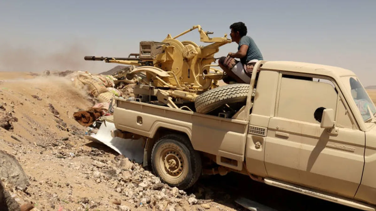 القوات الحكومية تصد هجوماً حوثياً في جبهة حريب مأرب وخسائر في صفوف المليشيات