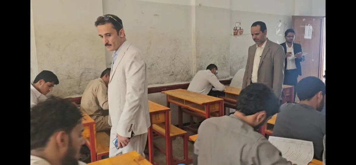 وكيل محافظة الجوف يدشن  اختبارات الثانوية العامة